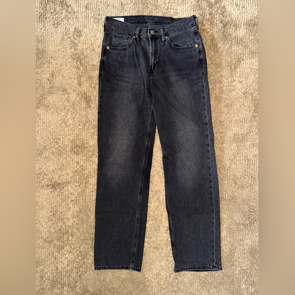 Loose fit black jeans